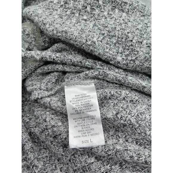 BKE Women Large Gray Sweater Open Back - Picture 8 of 8